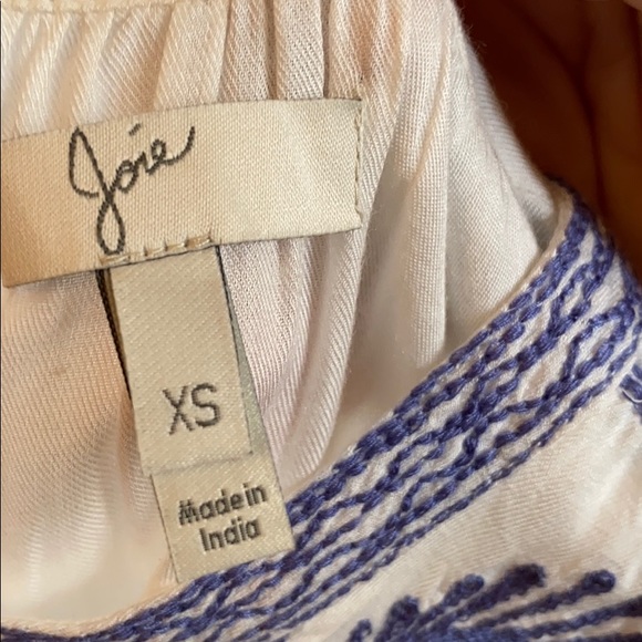 Joie embroidered flutter sleeve top - Picture 5 of 7